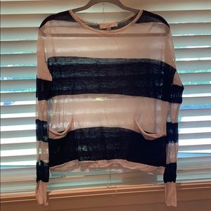 Long sleeve striped shirt